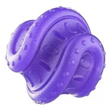 Pelota Gigwi Juguete Sonido Cascabel Rolling Bell Perros M Color Violeta