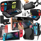 Kit Accesorios Completo Para Nintendo Switch Estandar Negro