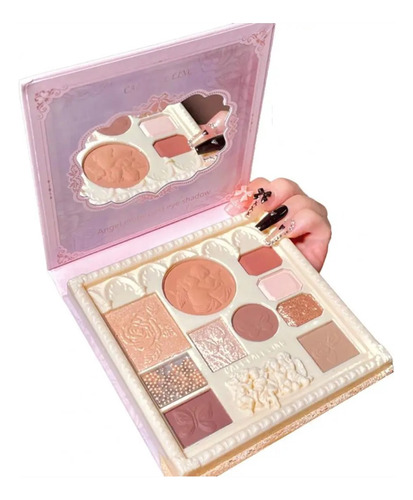 Callcall Ling Paleta De Sombras Kawaii Con Relieve De Angel