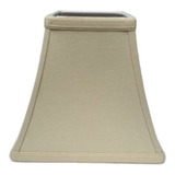 Mejoras De Color Beige Lino Vela Stick Cuadrado Bell Clip En