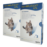 Kit Com 2 Revolution Gato De 2,6 Kg A 7,5 Kg  Com 3 Pipetas