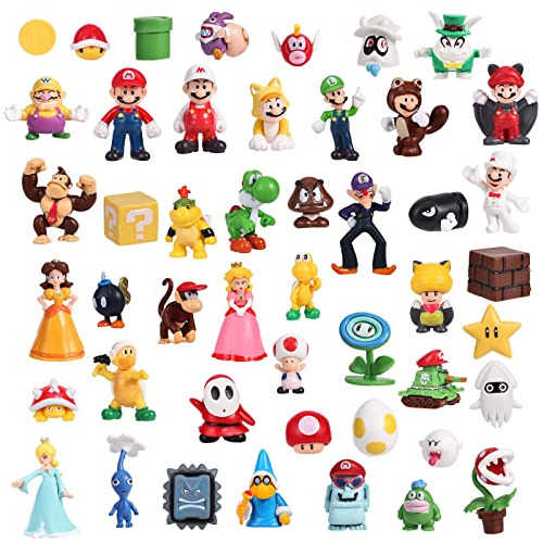 Set Mario Toys Bros Super Mary Princess, Turtle, Mushroom, O