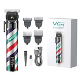 Máquina Cortar Pelo Clipper Recargable Vgr V-692 Ceramica