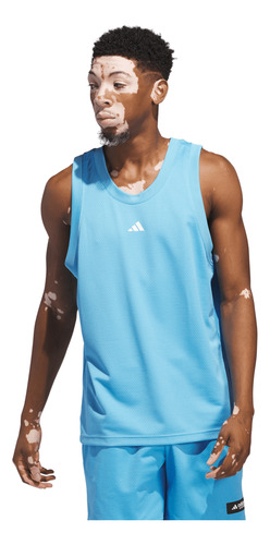 Tank adidas Basquetbol Legends Hombre Azul