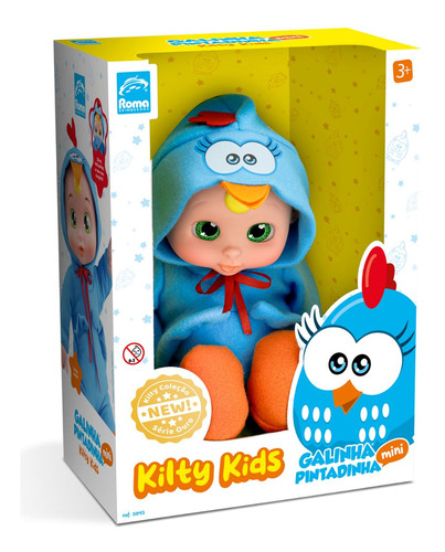 Boneca Kilty Kids Coleção Galinha Pintadinha Mini Roma 5893