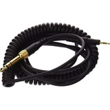 Cable  Para Auriculares De La Serie M, Negro/en Espiral
