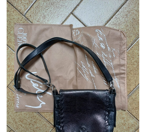 Bolso Cartera Bandolera Negro Velez + Obsequio