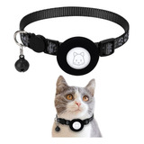  Airtag Con Timbre Collar Reflectante Para Gatos Seguridad