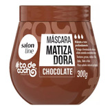 Máscara Matizadora Chocolate To De Cacho Salon Line 300g