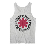 Musculosa Red Hot Chili Peppers Diseño Gris Melange