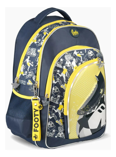 Mochila Espalda 18 C/luz  Termoformada Botín De Footy F3243