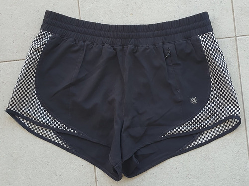 Short Negro Deportivo Forever 21 Original Xs