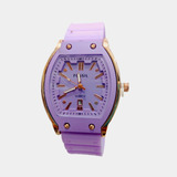 Reloj Malla Silicona Con Calendario Unisex