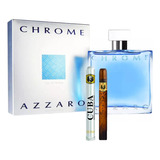 Azzaro Chrome Caballero 100ml Original +perfume Cuba 35ml