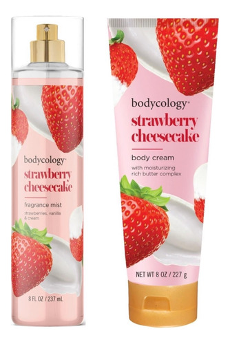Set Bodycology Strawberry Chessecake100% Original