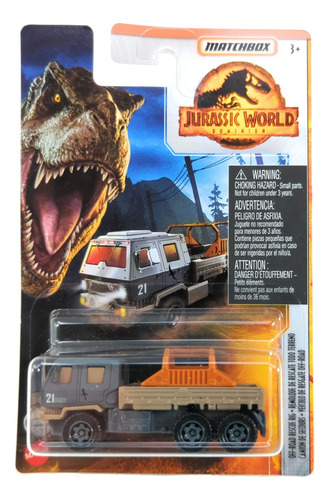 Oshkosh Off-road Rescue Jurassic World Escala 1/64 Matchbox