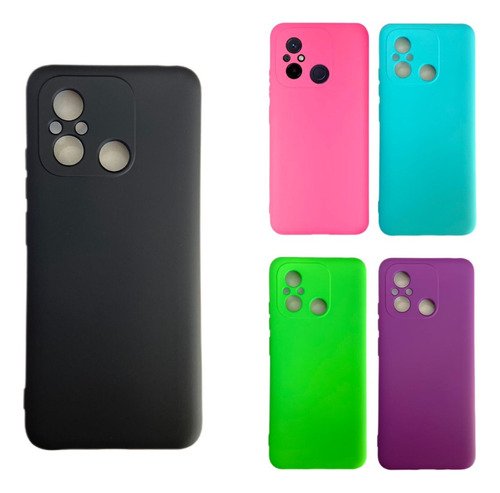 Capa Capinha Compatível Redmi 12c Silicone Aveludado