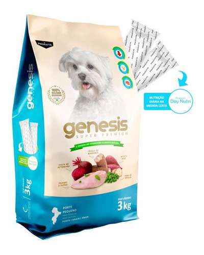 Ração Premiatta Cães Genesis Raças Pequenas - 3kg