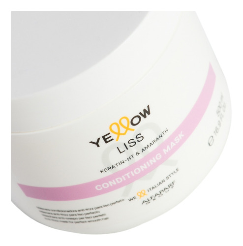 Alfaparf Yellow Liss Therapy Máscara Reconstruccion 500ml