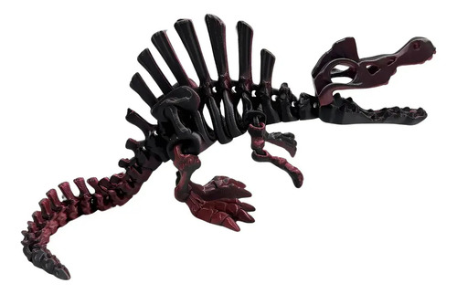 Spinosaurus Juguete Esqueleto 3d Articulados Antiestres | Meses sin interés