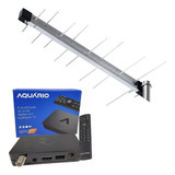 Antena Uhf Conversor Digital Aquario Tv Tubo Lcd Hd Hdmi