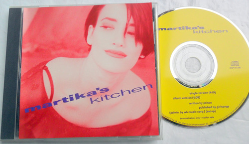 Martika - Martika's Kitchen ( Prince ) Single Usa 1991 Cd Ex