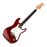 Guitarra Eléctrica Freeman Freg1003 Stratocaster Color Rojo