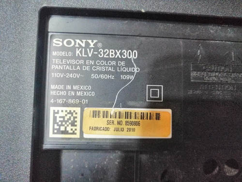 Televisor Lcd Sony Klv-32bx300 Desarme Venta Solo Por Pieza 