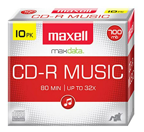 Cd-r De Música Maxell 80 Min.