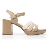 Sandalia Flexi Para Mujer Estilo 123007 Taupe