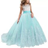 Vestido De Princesa De Niña For Boda Y Cumpleaños