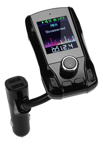 Transmisor Fm Para Coche, Reproductor De Mp3 Con Rotación De