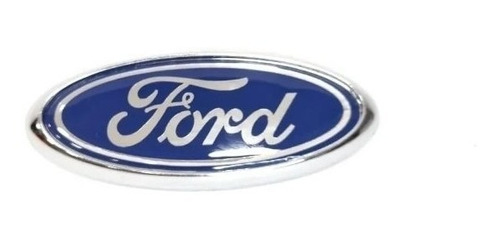 Emblema Parrilla Ford Ka Fiesta Max Adhesivo 9,5x3,8cm Plano Foto 2