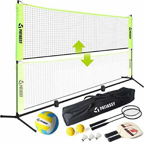 Bádminton - Patiassy Portable Pickleball Volleyball Badminto