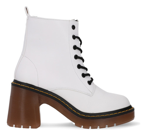 Botas Y Botines Ozono Para Mujer Estilo 648001 Blanco