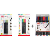 Set Microfibras Trabi Pasteles + Fluo / 20 Unidades