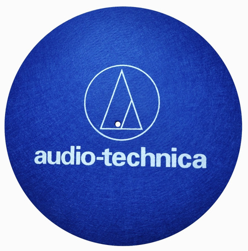 Slipmat Paño Suave Serigrafiado Profesional At Log Azul S018