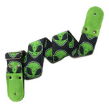 Strap Kidam Alien Verde - Thalí Para Guitarra O Bajo