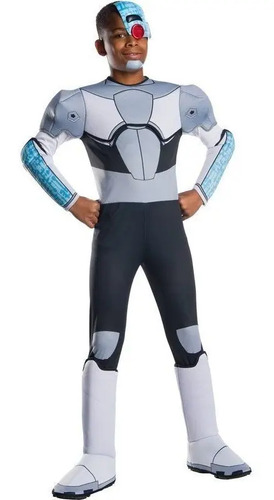 Disfraz Cyborg Teen Titans Jovenes Titanes En Accion Para Niños Y Adolescentes Envio Gratis