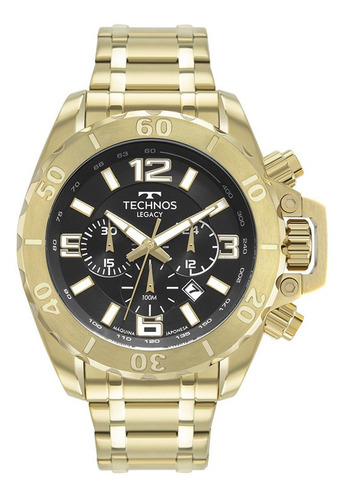 Relógio Masculino Technos Classic Legacy Dourado Js25cq/1p