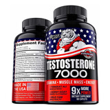 Potenciador De Testosterona 7000 (60 Cápsulas) Hecho En Usa