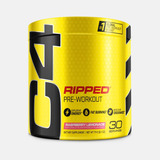 Suplemento En Polvo Cellucor  Pre Workout Powder C4 Ripped Carnosyn Beta-alanina Sabor Cherry Limeade En Pote De 180g