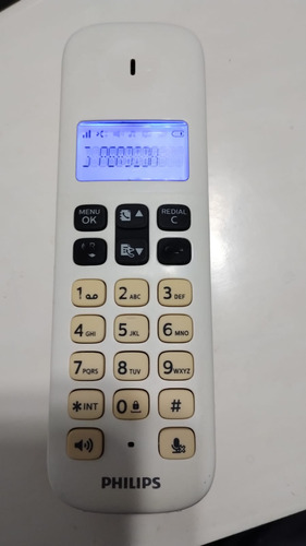 Teléfono Fijo Philips D131 Inalámbrico Blanco Muy Buen Estad