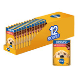 Pack Alimento Húmedo Pedigree Perro Adulto Carne X12 Und