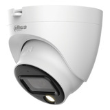 Camara Domo Hdw1509tlqa Led Full Color De 5 Mp Lente De 3.6mm 88 Grados De Apertura Leds Para 20 Metros Ir Inteligente De Hasta 30 Mts Protección Ip67 Micrófono Integrado Metálica Estilo Bala Blanco