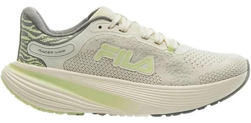 Tenis Fila Racer Nairobi Feminino-bege Cinza Verde-6282