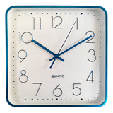 Reloj Cuadrado De Pared Plástico Innovador 30 Centímetros