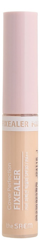 The Saem Cover Perfection Fixealer Spf30 Pa++ Corrector Tono 01 Clear Beige