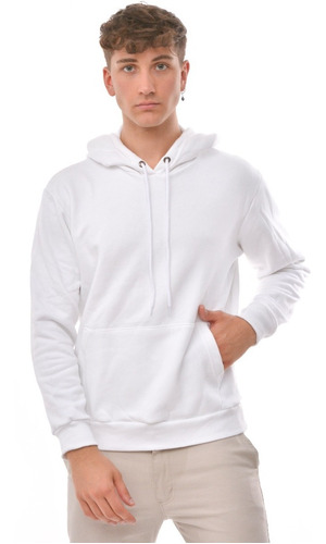 Buzo Canguro Capucha Hombre Frisa Invisible Premium Hoodie