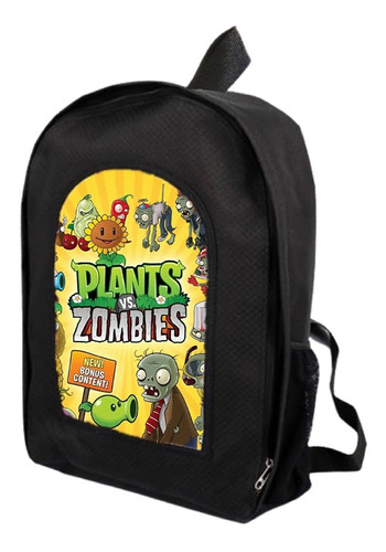 Mochila Clásica - Planta Vs Zombie Gamer/comic/ceries/anime